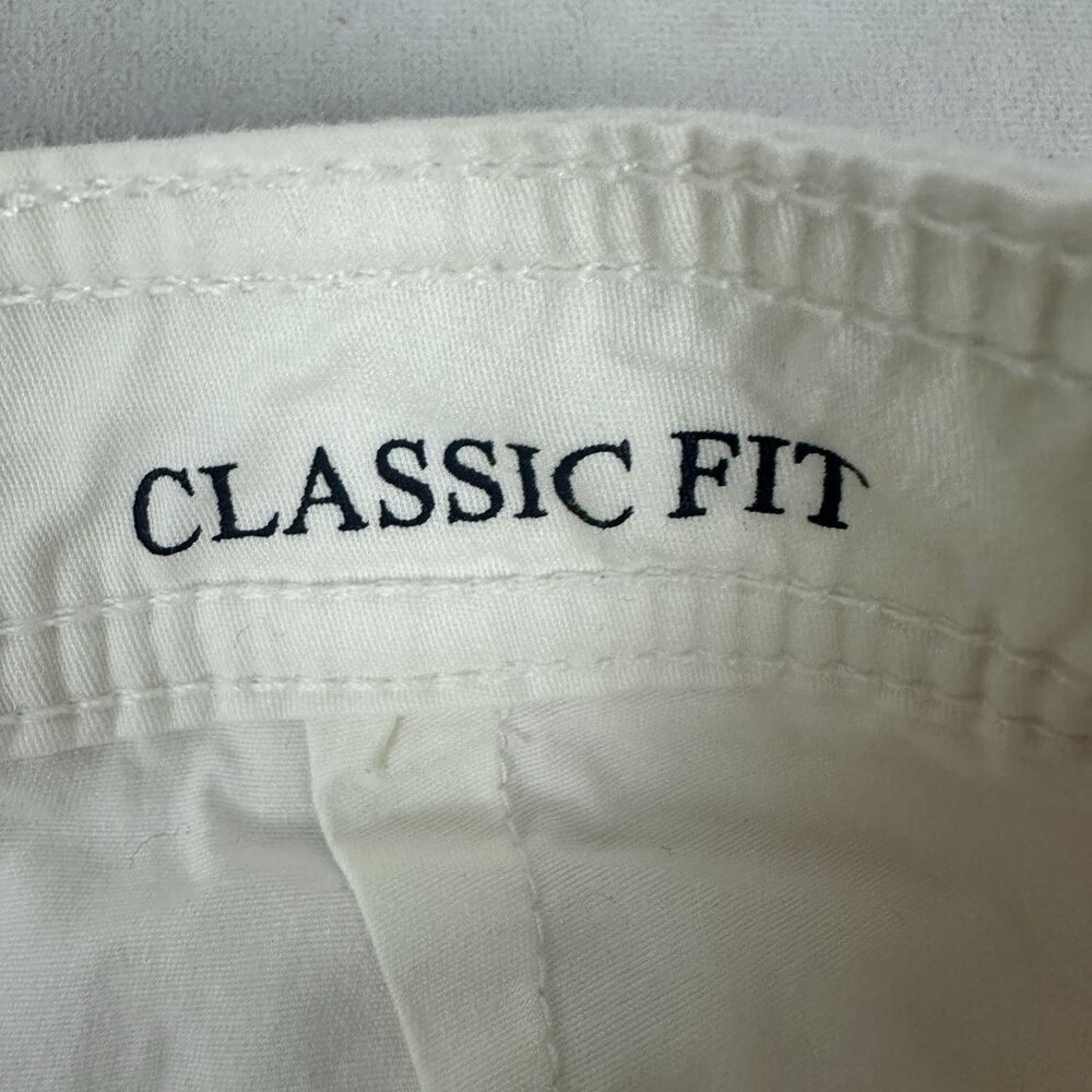 Croft & Barrow Womens White Classic Fit Skort Blue Embroidered Floral Size 12 - Picture 5 of 7